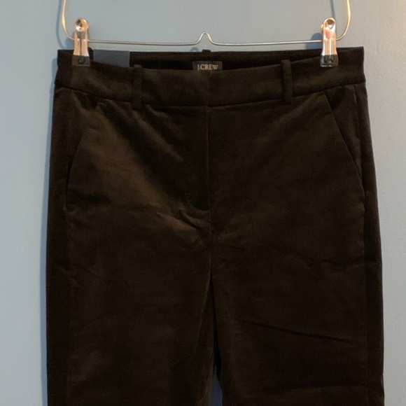 J. Crew "Kallie" Black Velvet Pant - Picture 2 of 16
